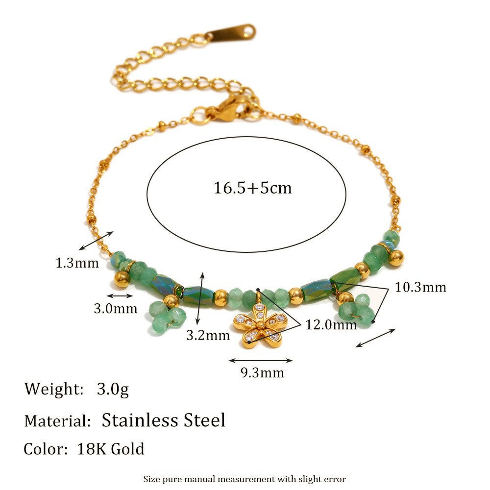 Starfish Shell Charm Bracelet — bracelet, view 9