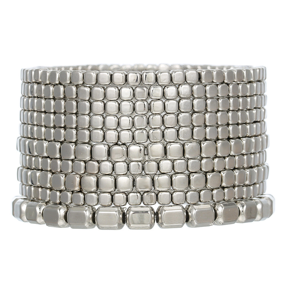Multi Layer Beaded Bracelet — bracelet, view 5