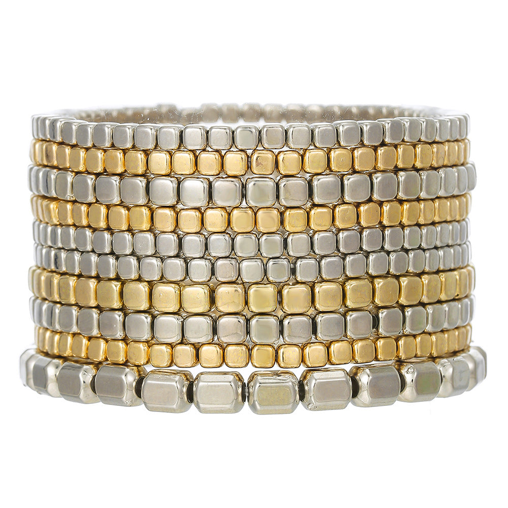 Multi Layer Beaded Bracelet — bracelet, view 6