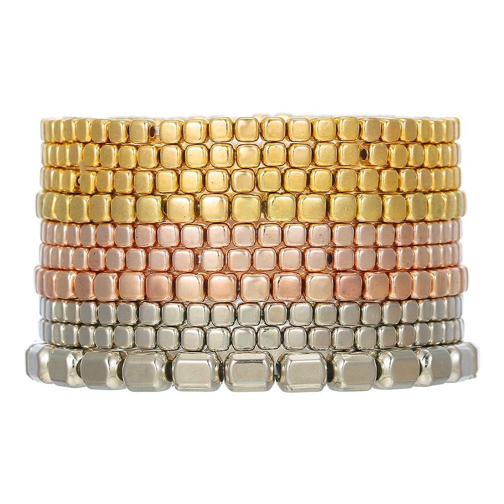 Multi Layer Beaded Bracelet — bracelet, view 7