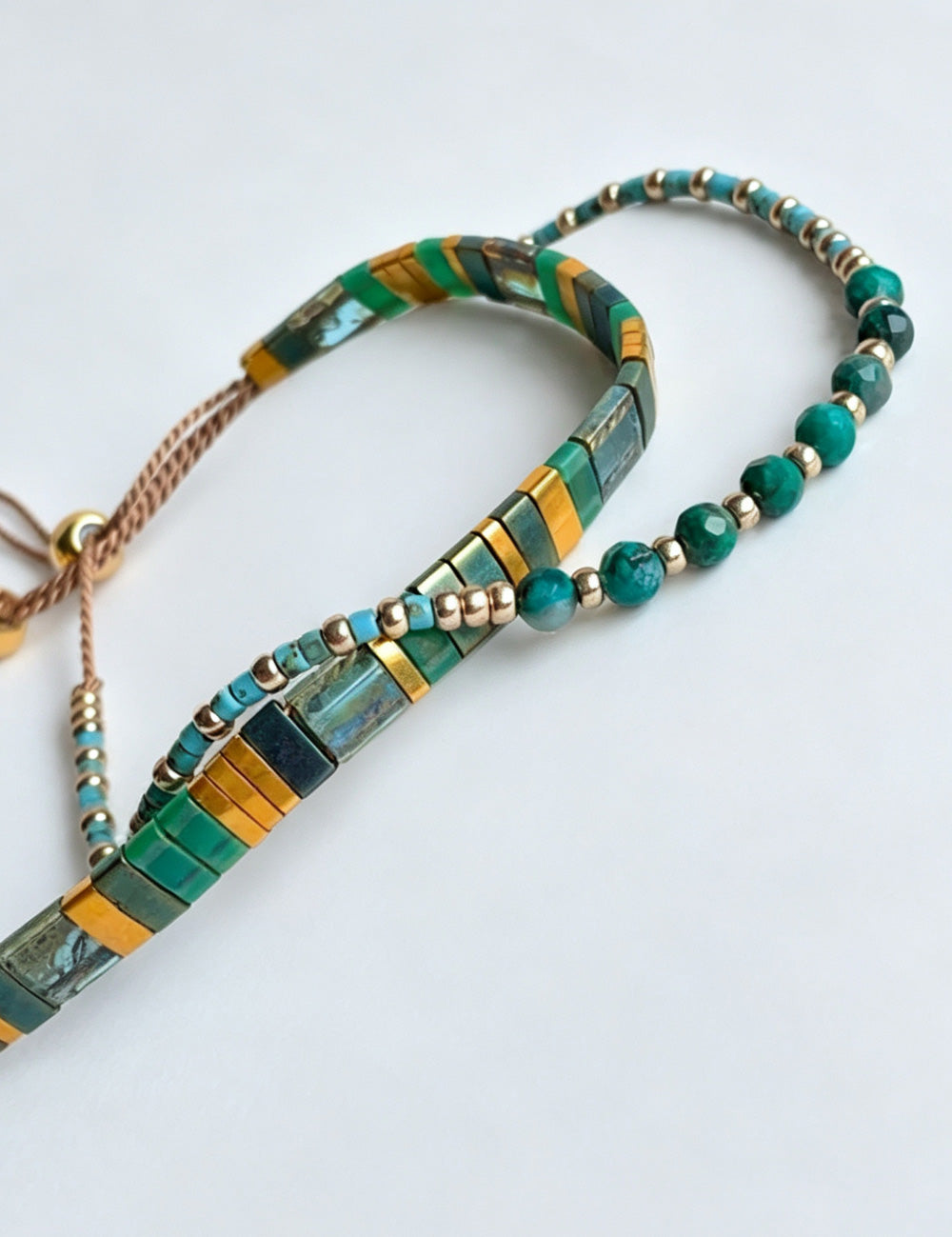 Vibrant Bead String Bracelet — bracelet