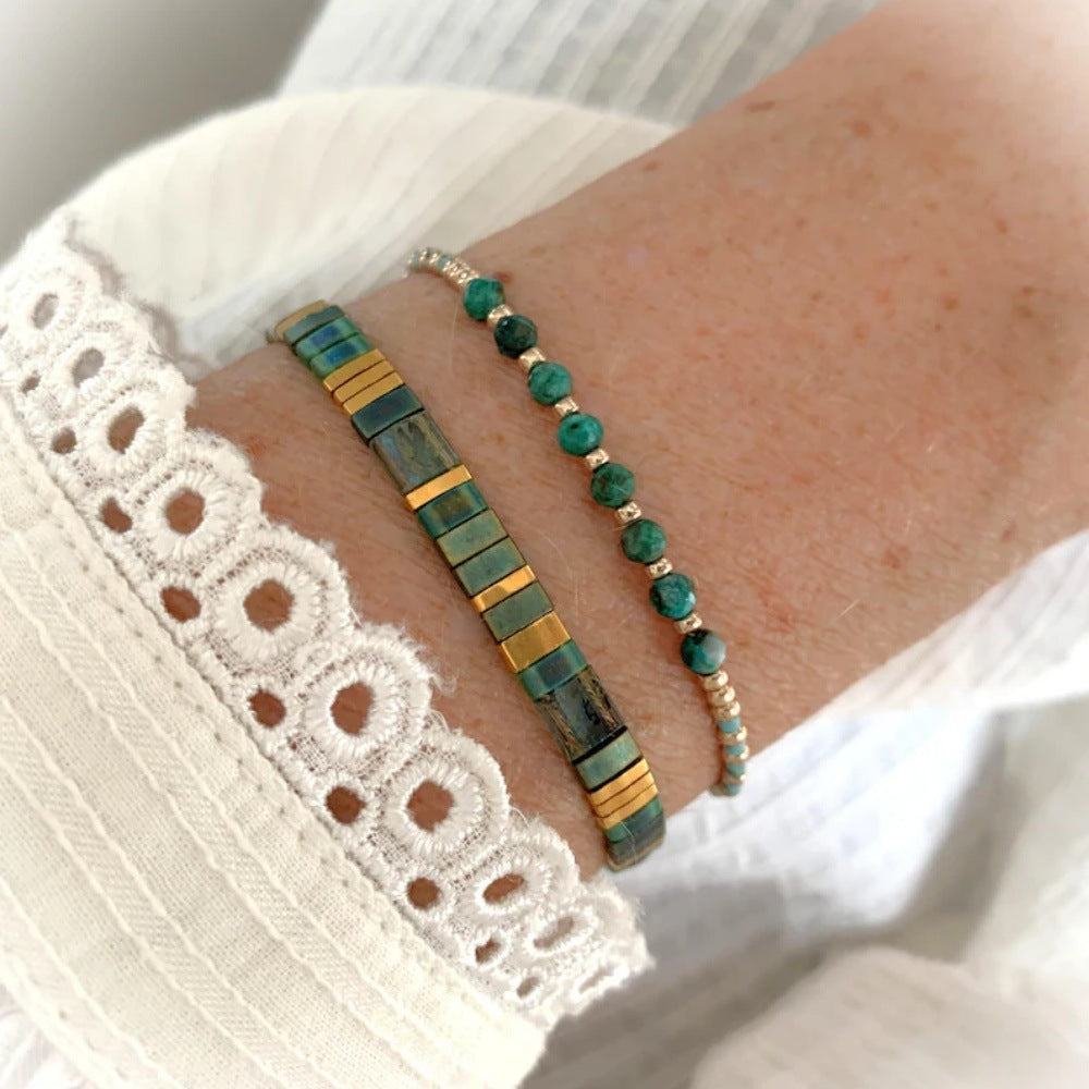 Vibrant Bead String Bracelet — bracelet, view 2