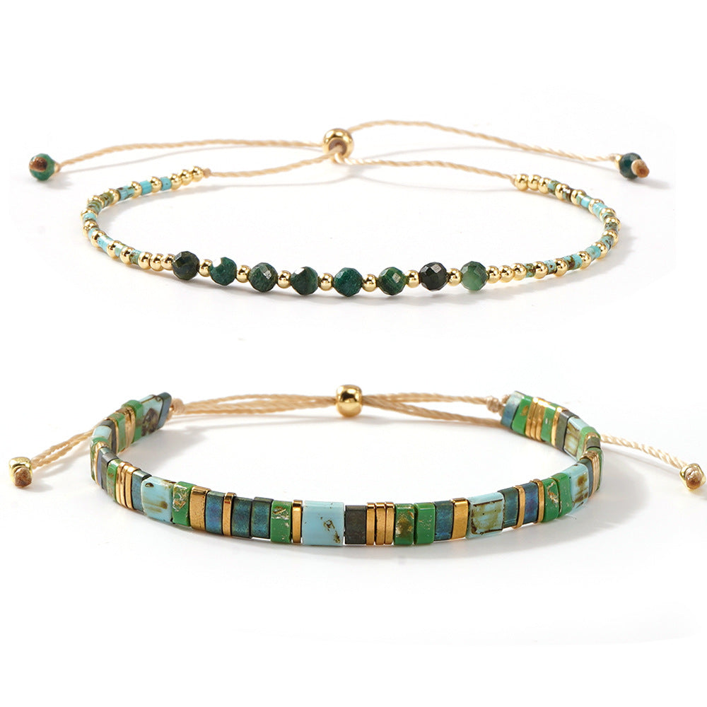 Vibrant Bead String Bracelet — bracelet, view 3