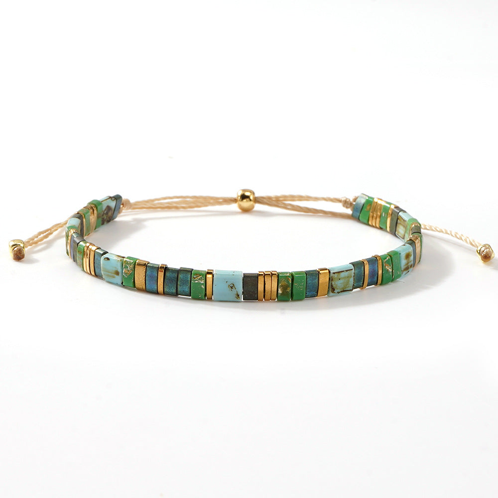Vibrant Bead String Bracelet — bracelet, view 4