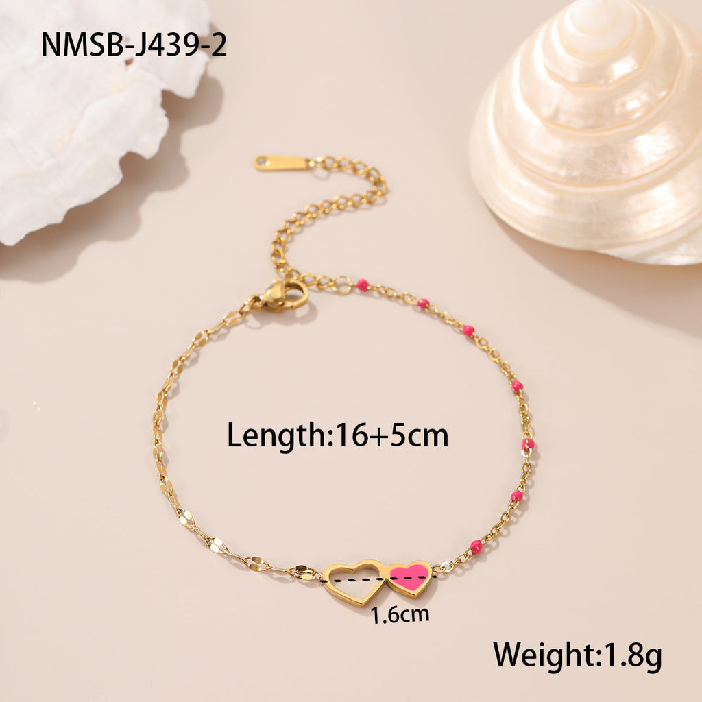 Double-Layer Cubic Zirconia Bracelet — bracelet, view 10