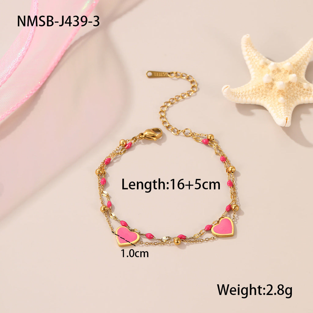 Double-Layer Cubic Zirconia Bracelet — bracelet, view 11