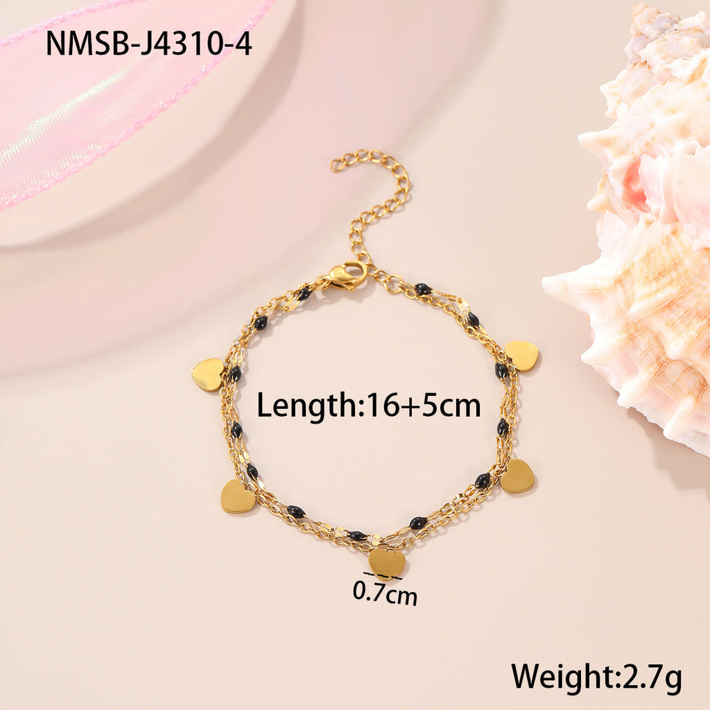 Double-Layer Cubic Zirconia Bracelet — bracelet, view 16