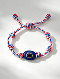 Evil Eye Stone Braided Bracelet — bracelet