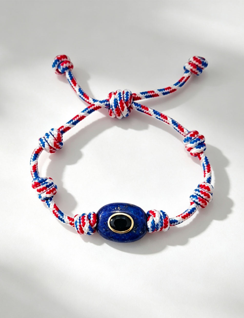 Evil Eye Stone Braided Bracelet — bracelet