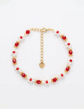Irregular Crystal Flower Bracelet — bracelet