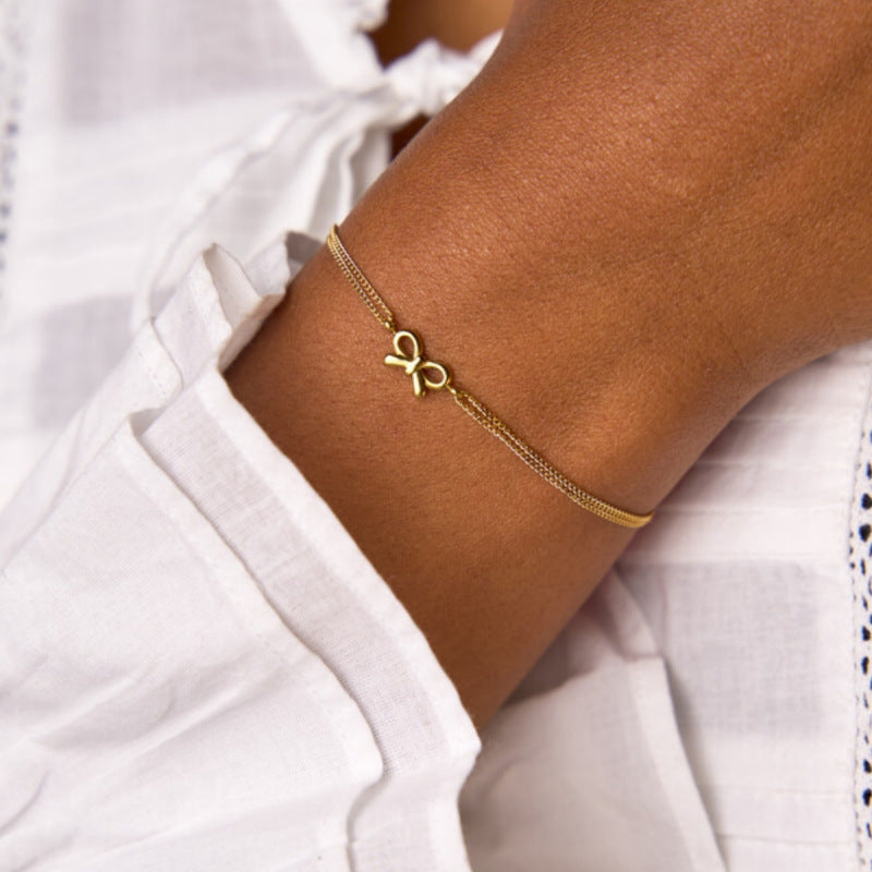 Star Flower Double-Layer Bracelet — bracelet, view 5