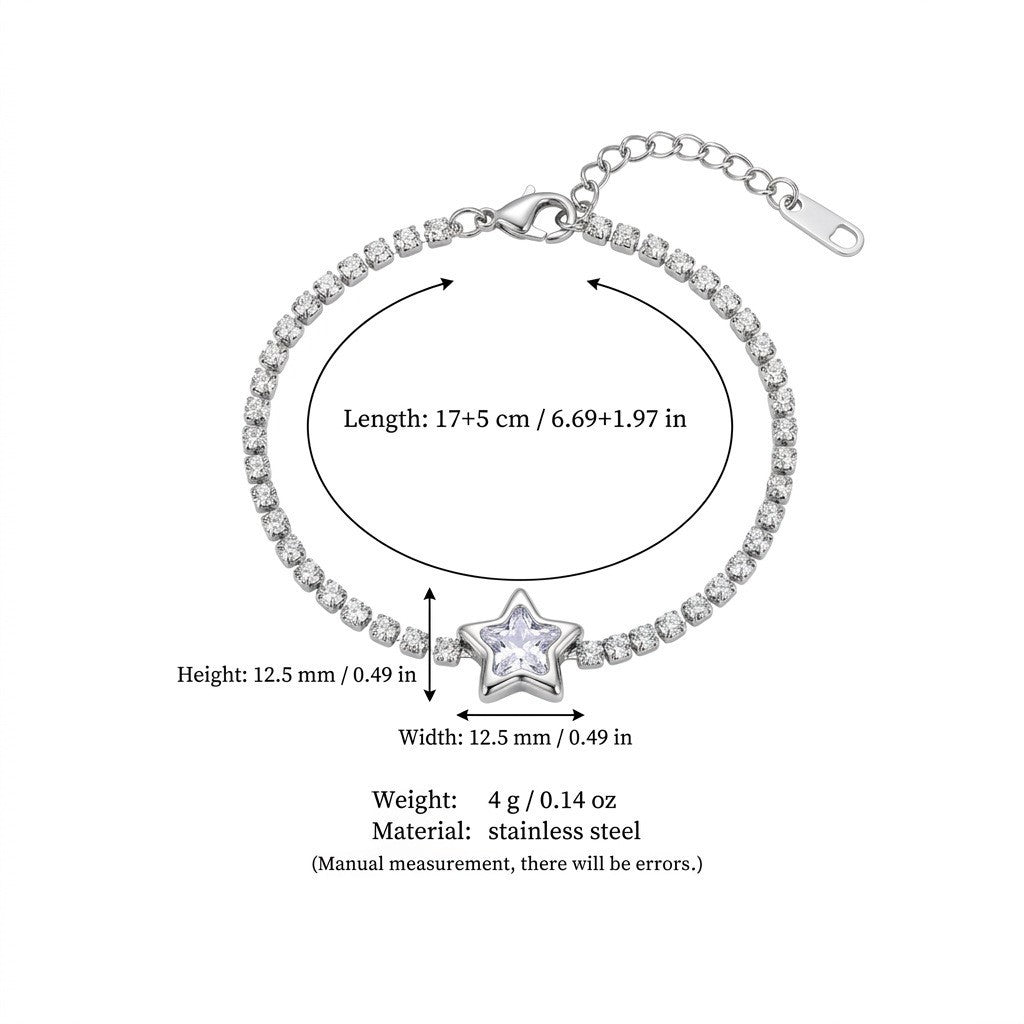 Star Flower Double-Layer Bracelet — bracelet, view 12