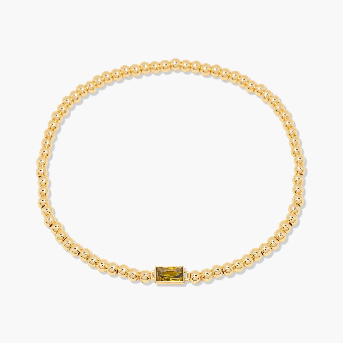 Square Rhinestone Beaded Bracelet — bracelet, view 6