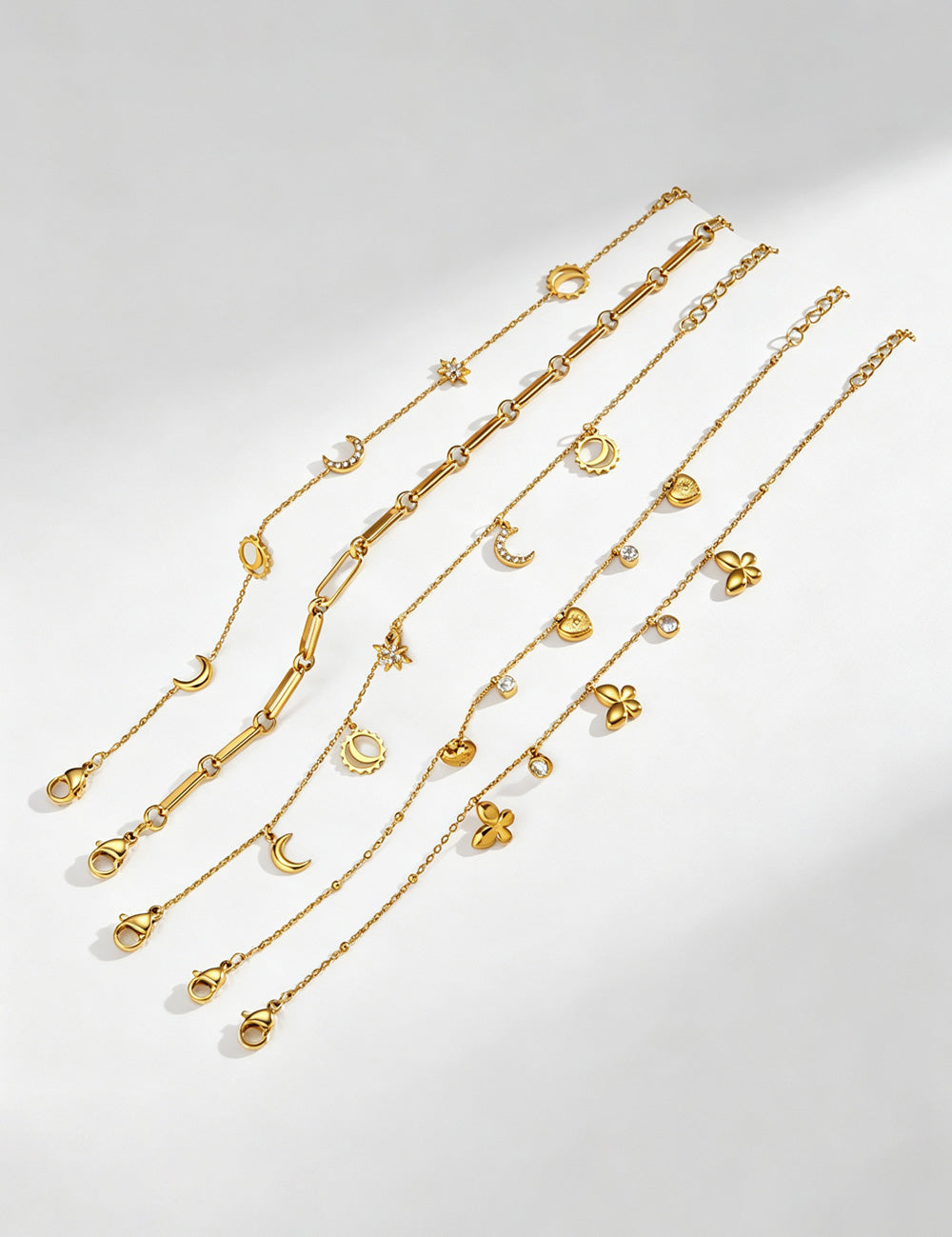 Cubic Zirconia Tennis Bracelet — gold bracelet