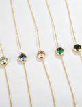 Holiday Cubic Zirconia Chain Bracelet — bracelet