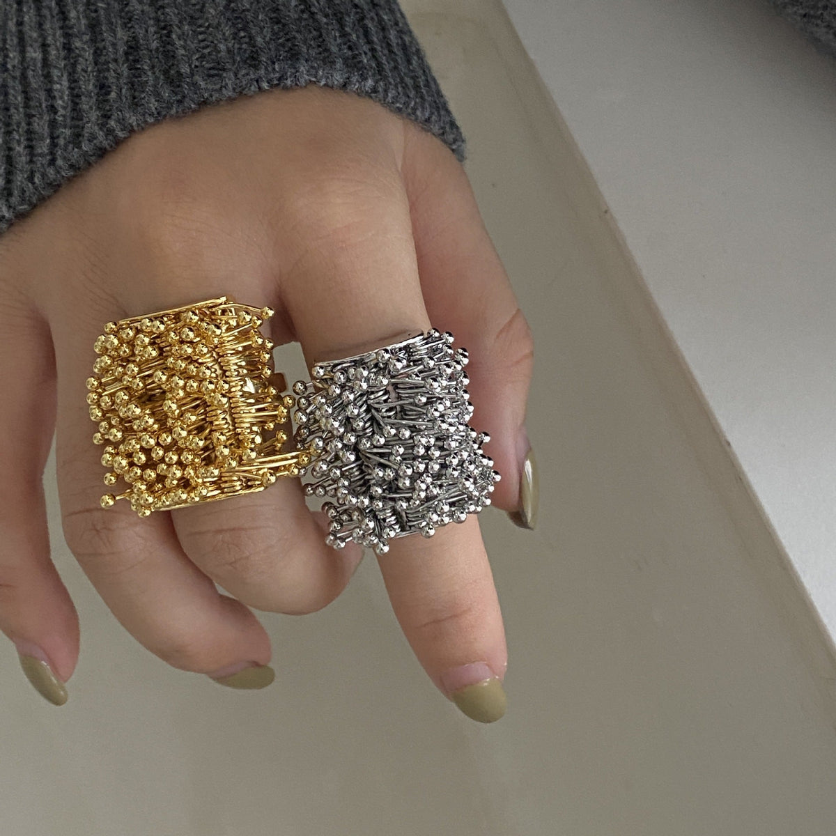 Firework Open Adjustable Ring — ring, view 4