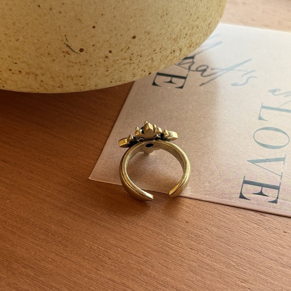 Twisted Braided Punk Open Ring — ring, view 10