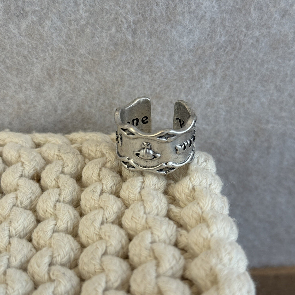 Twisted Braided Punk Open Ring — ring, view 15
