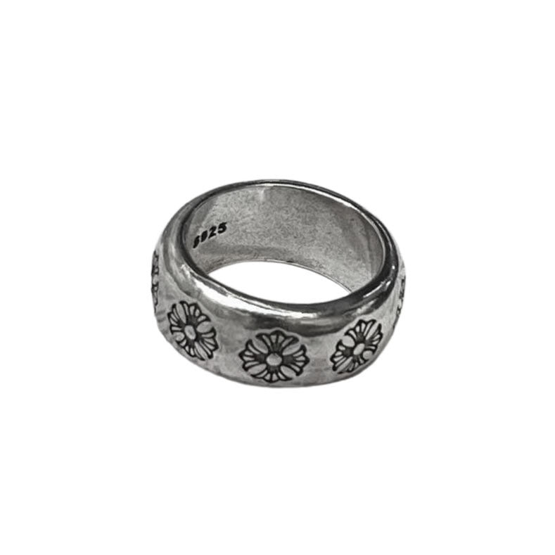 Punk Silver Cross Ring — ring, view 10