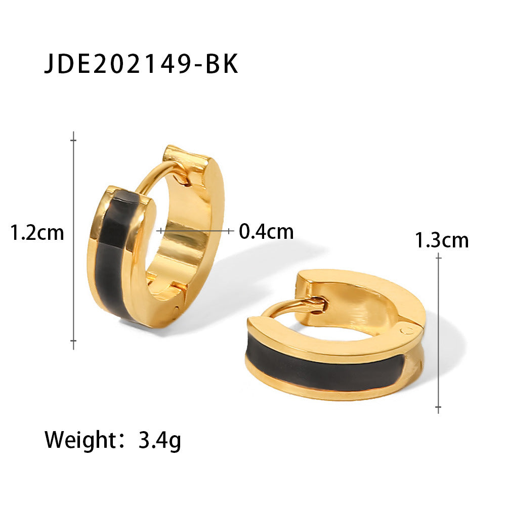 Colourful Circle Hoop Earrings — earrings, view 6