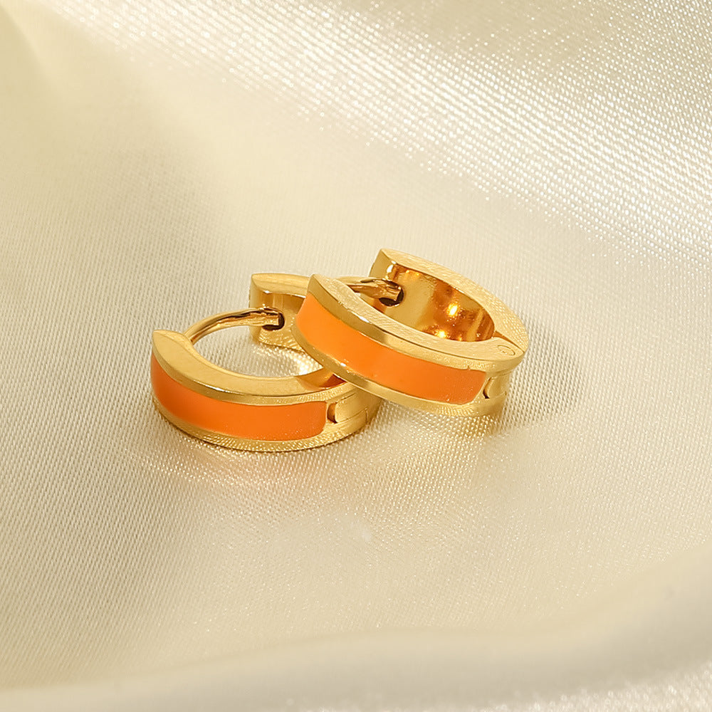Colourful Circle Hoop Earrings — earrings, view 12