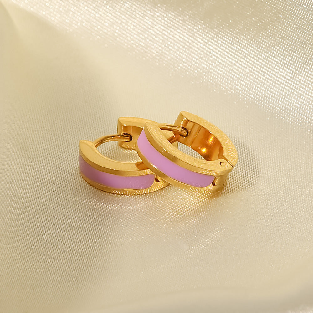 Colourful Circle Hoop Earrings — earrings, view 13