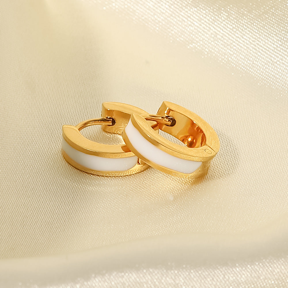 Colourful Circle Hoop Earrings — earrings, view 14