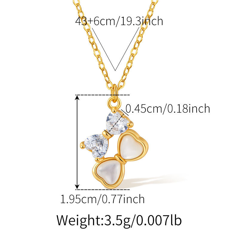 Shell Pearl Pendant Necklace — necklace, view 19