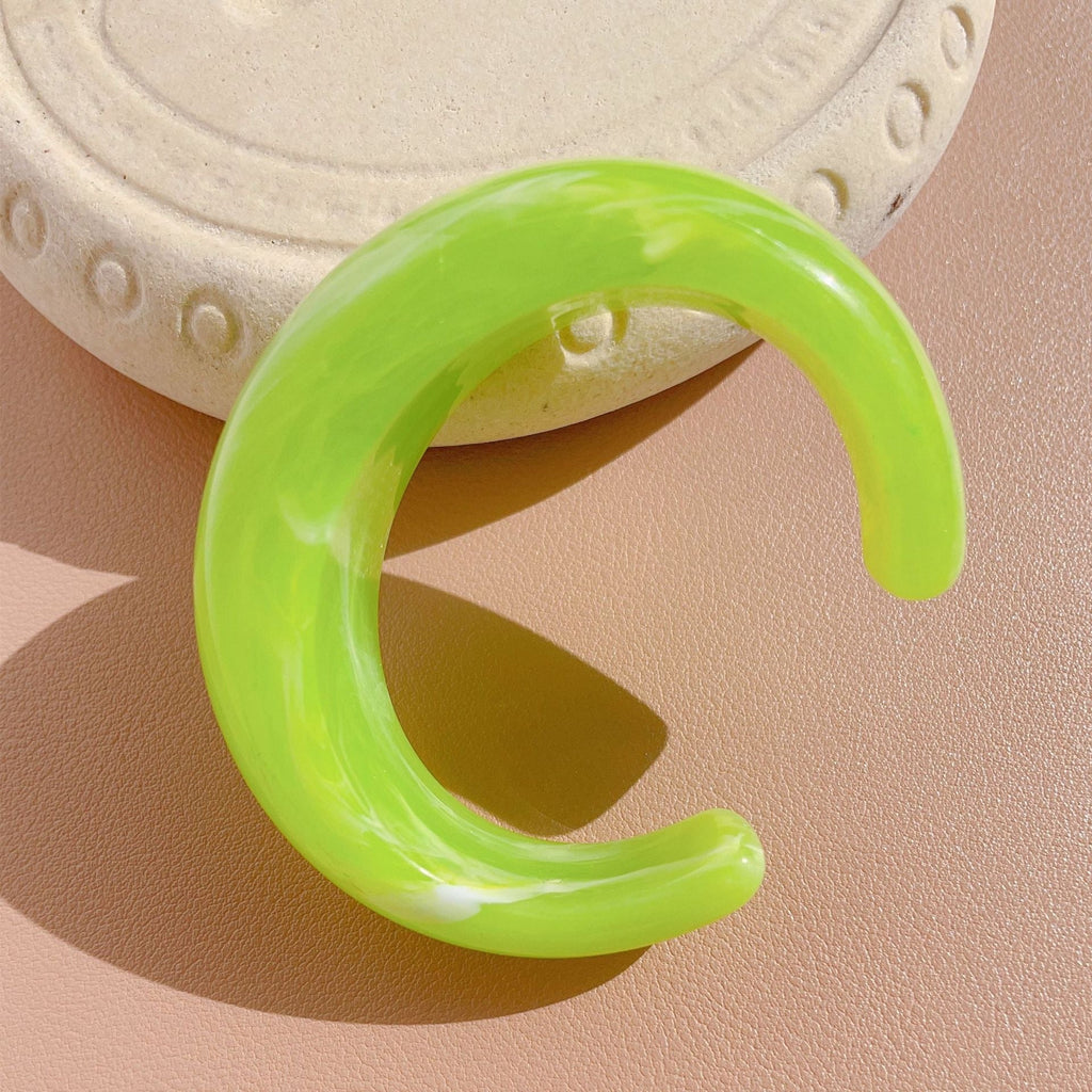 Open Multicolour Acrylic Bracelet — bracelet, view 11