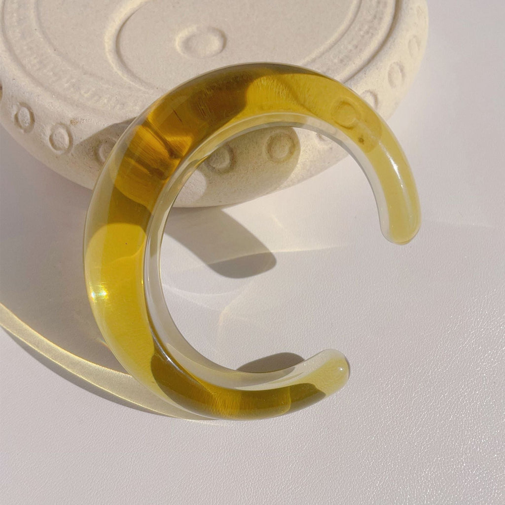 Open Multicolour Acrylic Bracelet — bracelet, view 12
