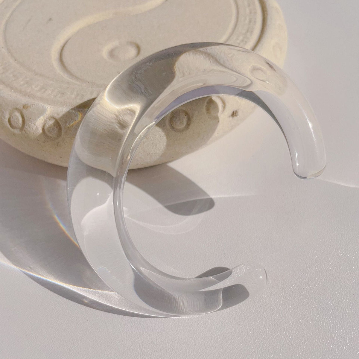 Open Multicolour Acrylic Bracelet — bracelet, view 13