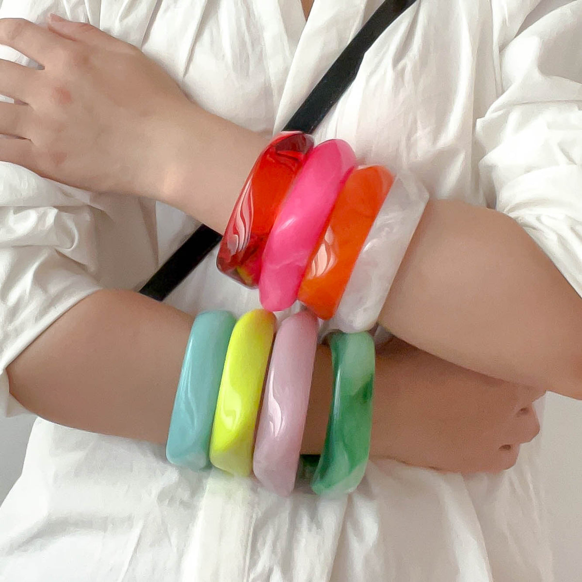 Candy Colour Irregular Bracelet — bracelet, view 2