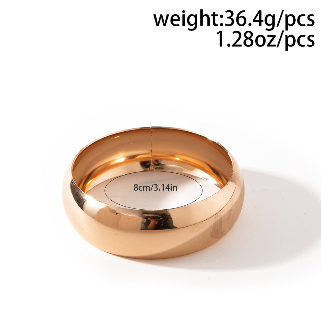 Irregular Wide Acrylic Bracelet — bracelet, view 5