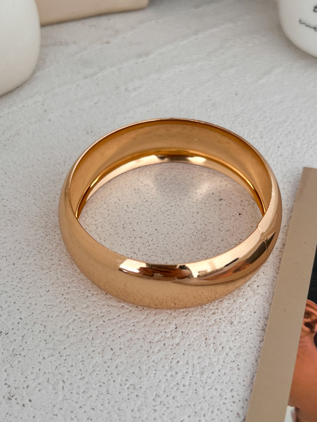 Irregular Wide Acrylic Bracelet — bracelet, view 9