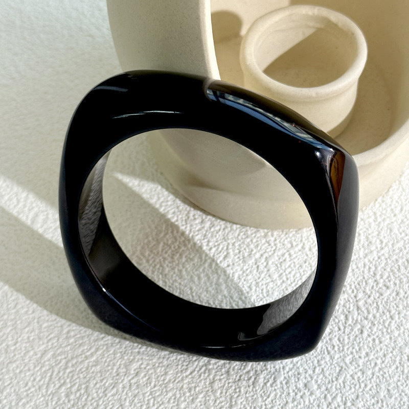 Square Multicolour Acrylic Bracelet — bracelet, view 12