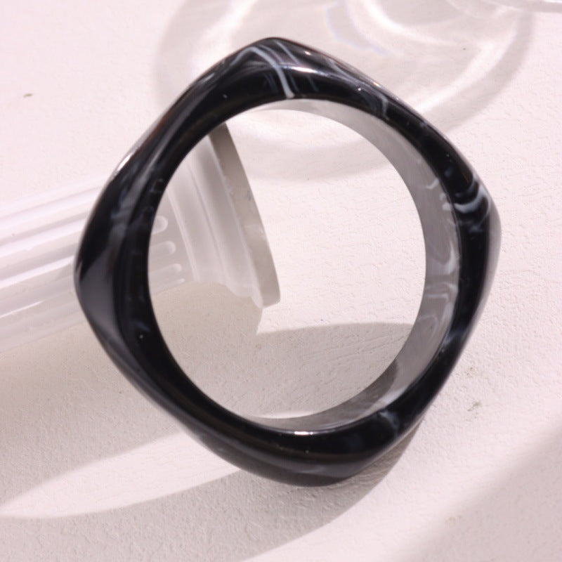 Square Multicolour Acrylic Bracelet — bracelet, view 14
