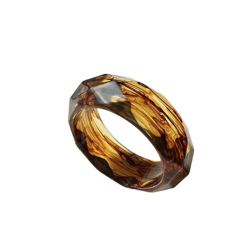 Round Irregular Acrylic Bangle — bracelet, view 5