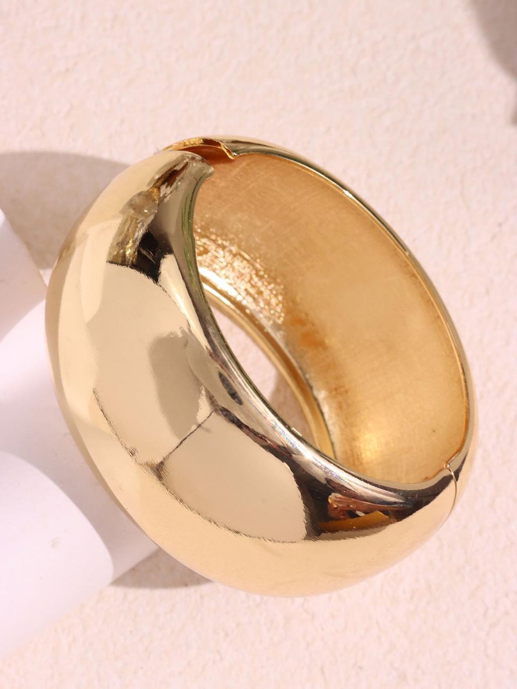Round Irregular Acrylic Bangle — bracelet, view 8