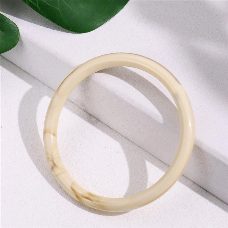 Marbled Irregular Acrylic Bracelet — bracelet, view 7