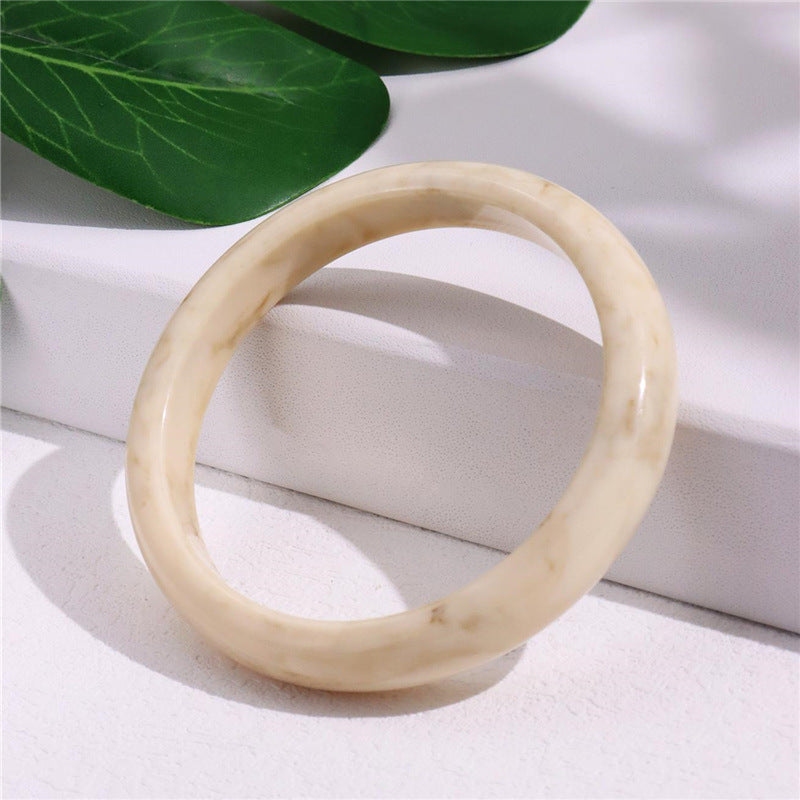 Marbled Irregular Acrylic Bracelet — bracelet, view 8