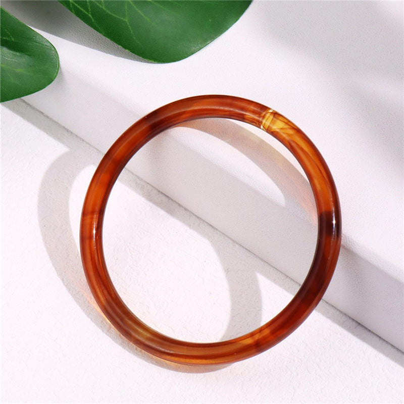 Marbled Irregular Acrylic Bracelet — bracelet, view 9