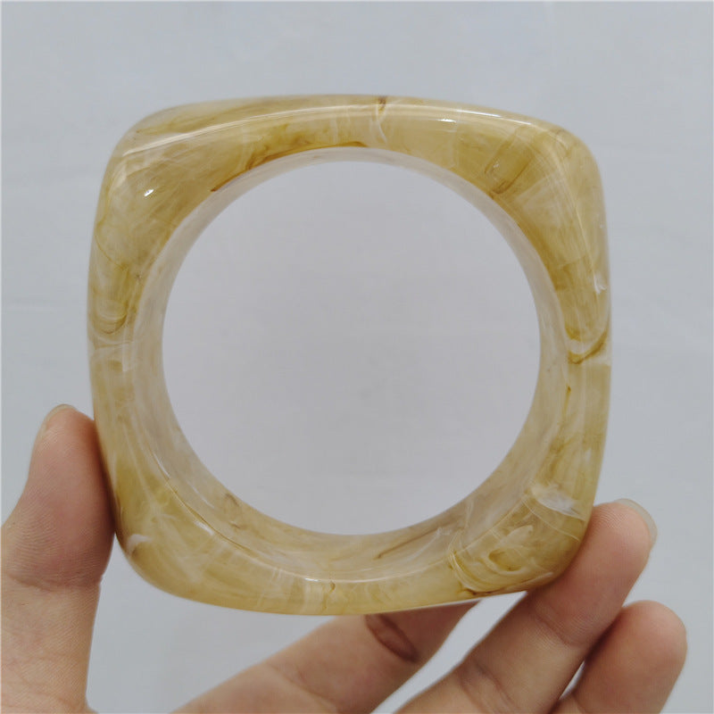 Marbled Irregular Acrylic Bracelet — bracelet, view 12
