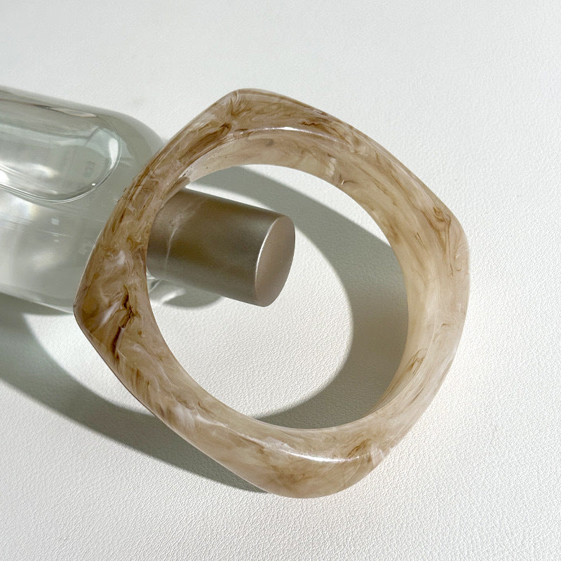 Marbled Irregular Acrylic Bracelet — bracelet, view 13