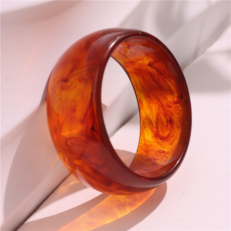 Marbled Irregular Acrylic Bracelet — bracelet, view 16