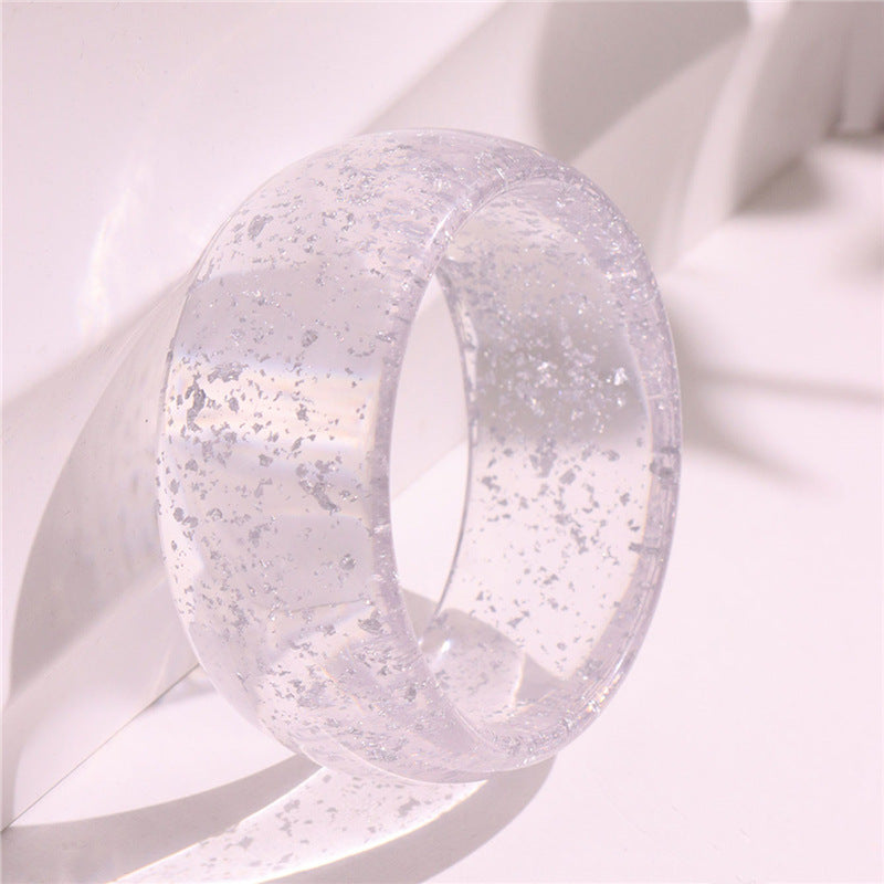Marbled Irregular Acrylic Bracelet — bracelet, view 19