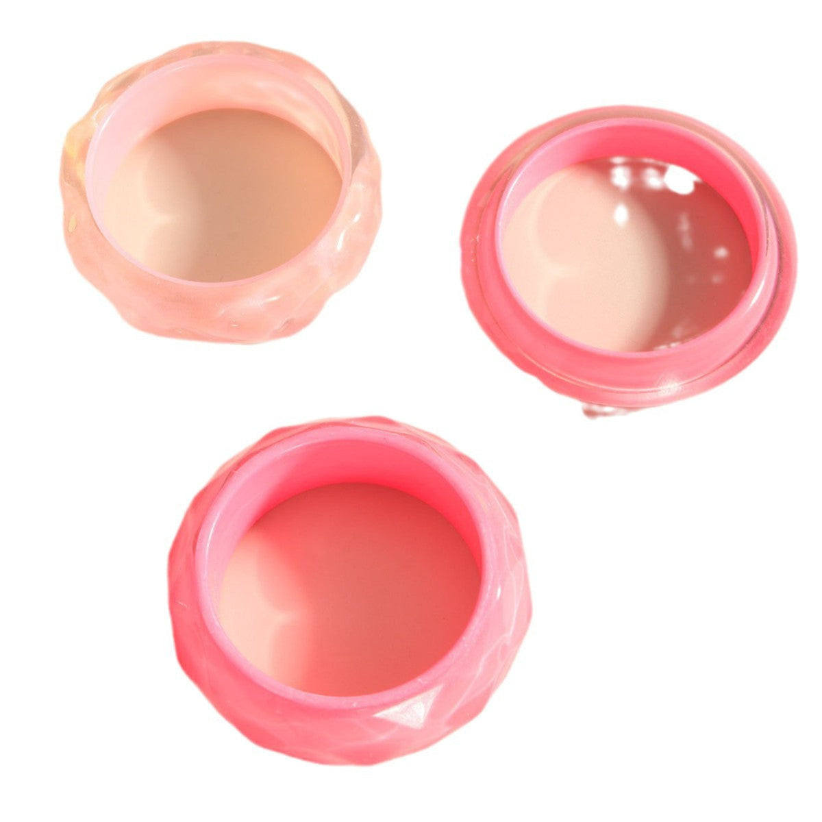 Shiny Pink Acrylic Bangle — bracelet, view 4