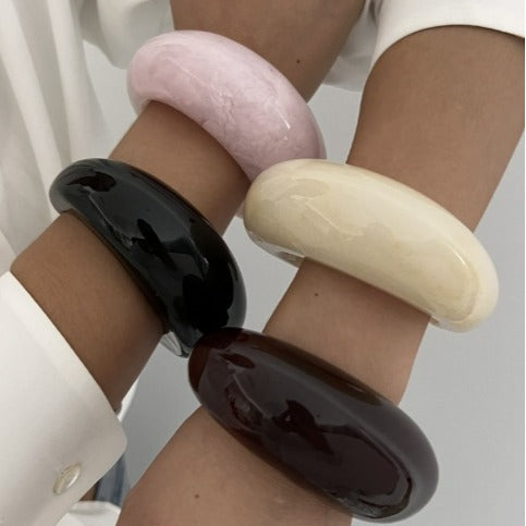 Open-Style Layered Acrylic Bracelet — bracelet, view 2