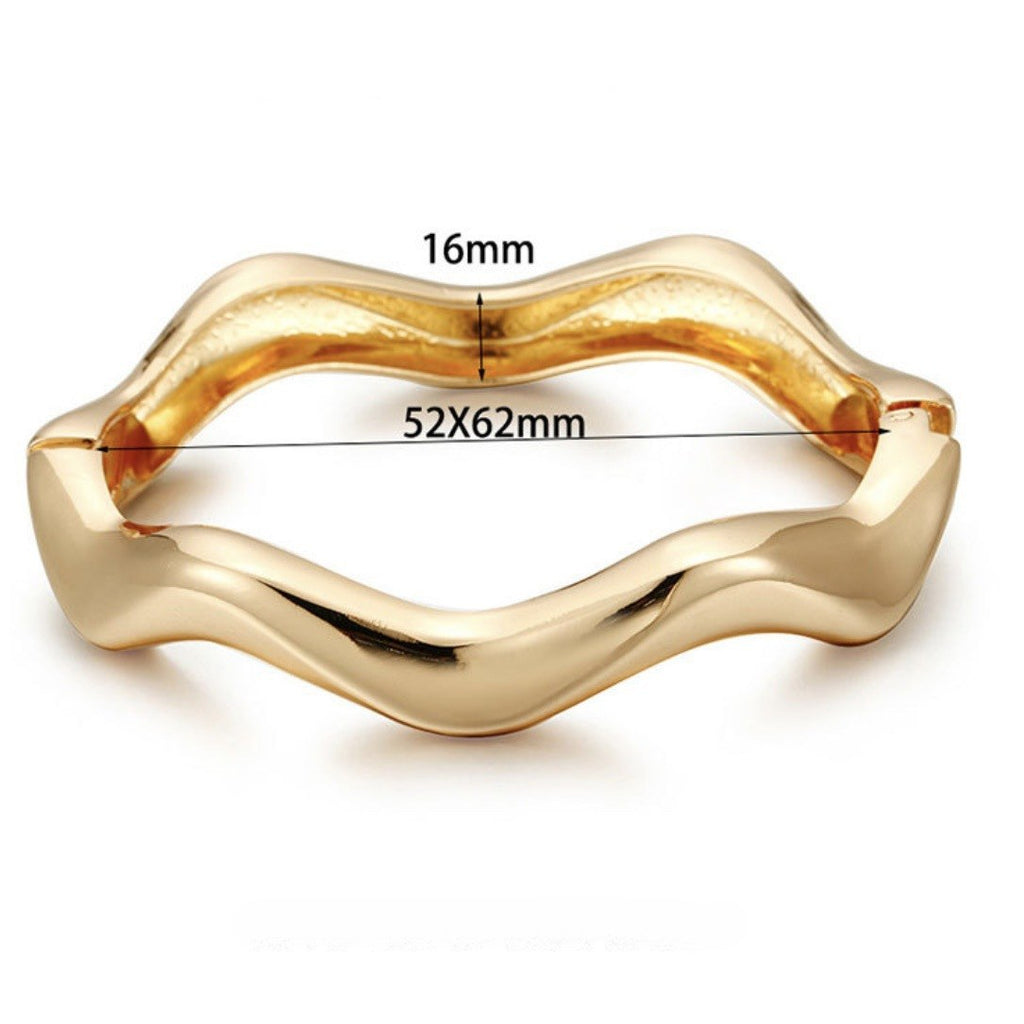 Marbled Acrylic Layered Bracelet — bracelet, view 5