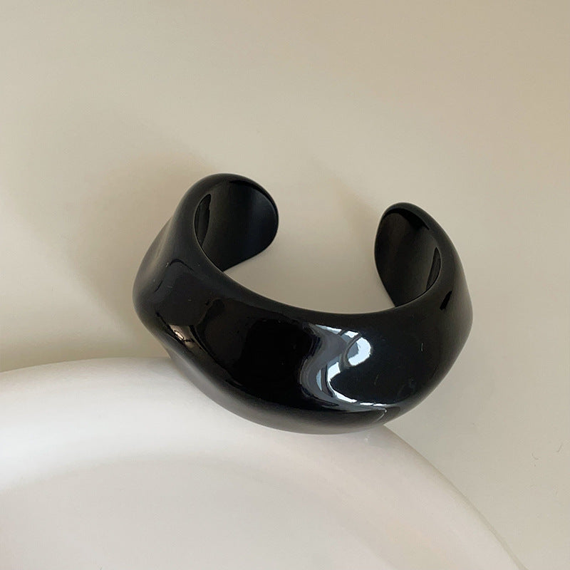 Irregular Acrylic Open Bracelet — bracelet, view 5