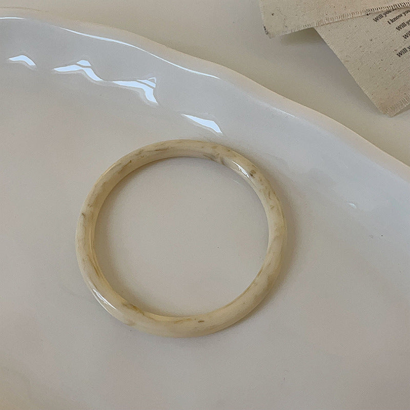 Layered Marbled Acrylic Bangle — bracelet, view 11